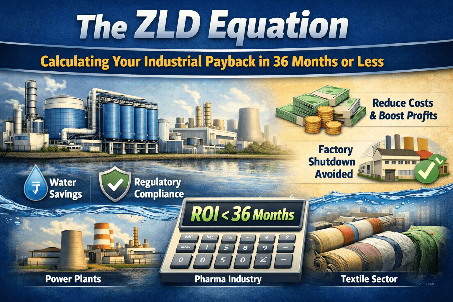 The ZLD Equation: Calculating Your Industrial Payback in 36 Months or Less