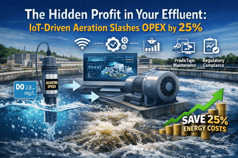 The Hidden Profit in Your Effluent: How IoT-Driven Aeration Slashes OPEX by 25%